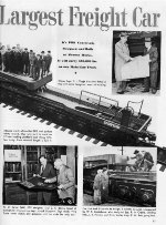 "Worlds Largest Freight Car," Page 15, 1952